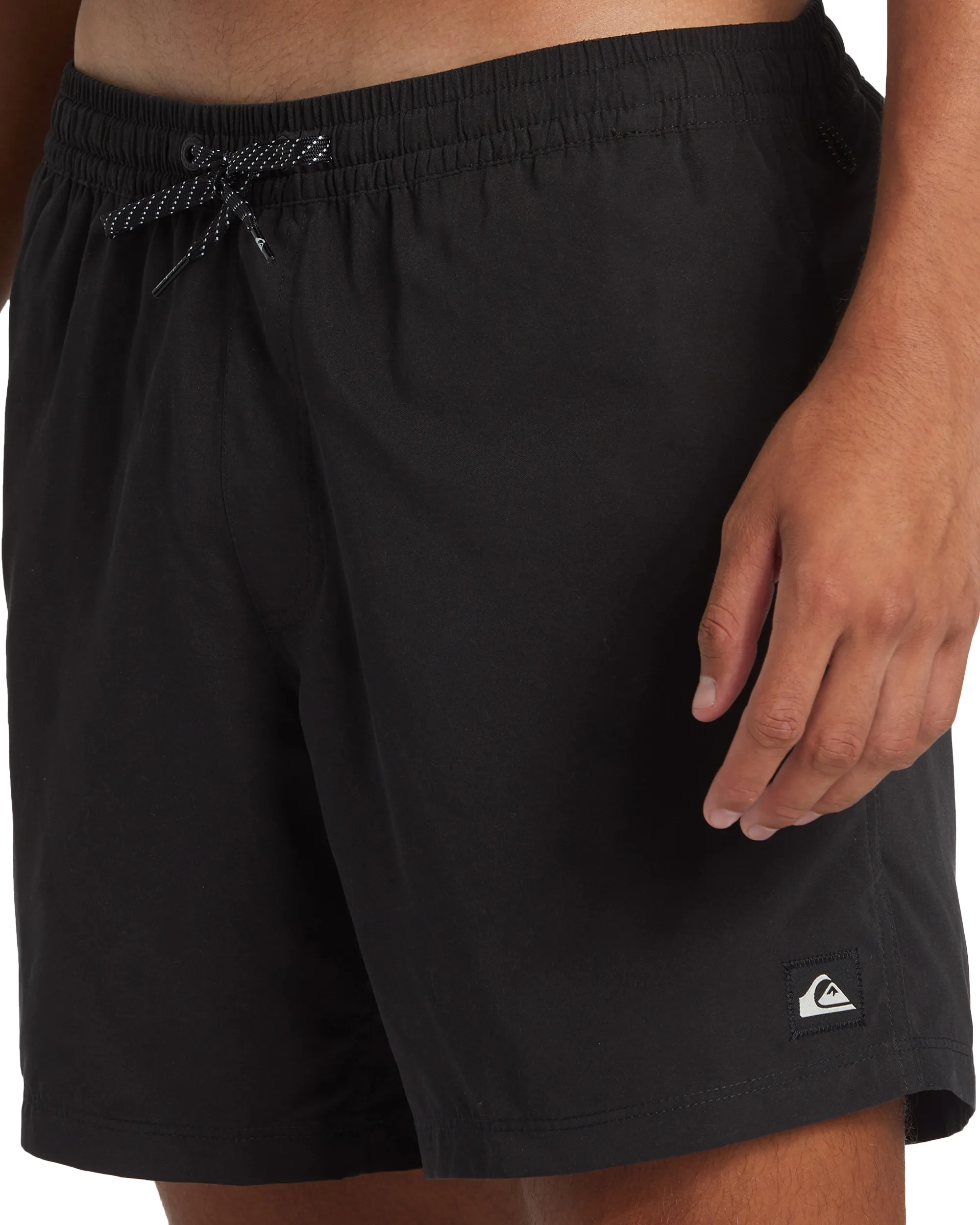 Everyday Solid Volley Shorts in Black