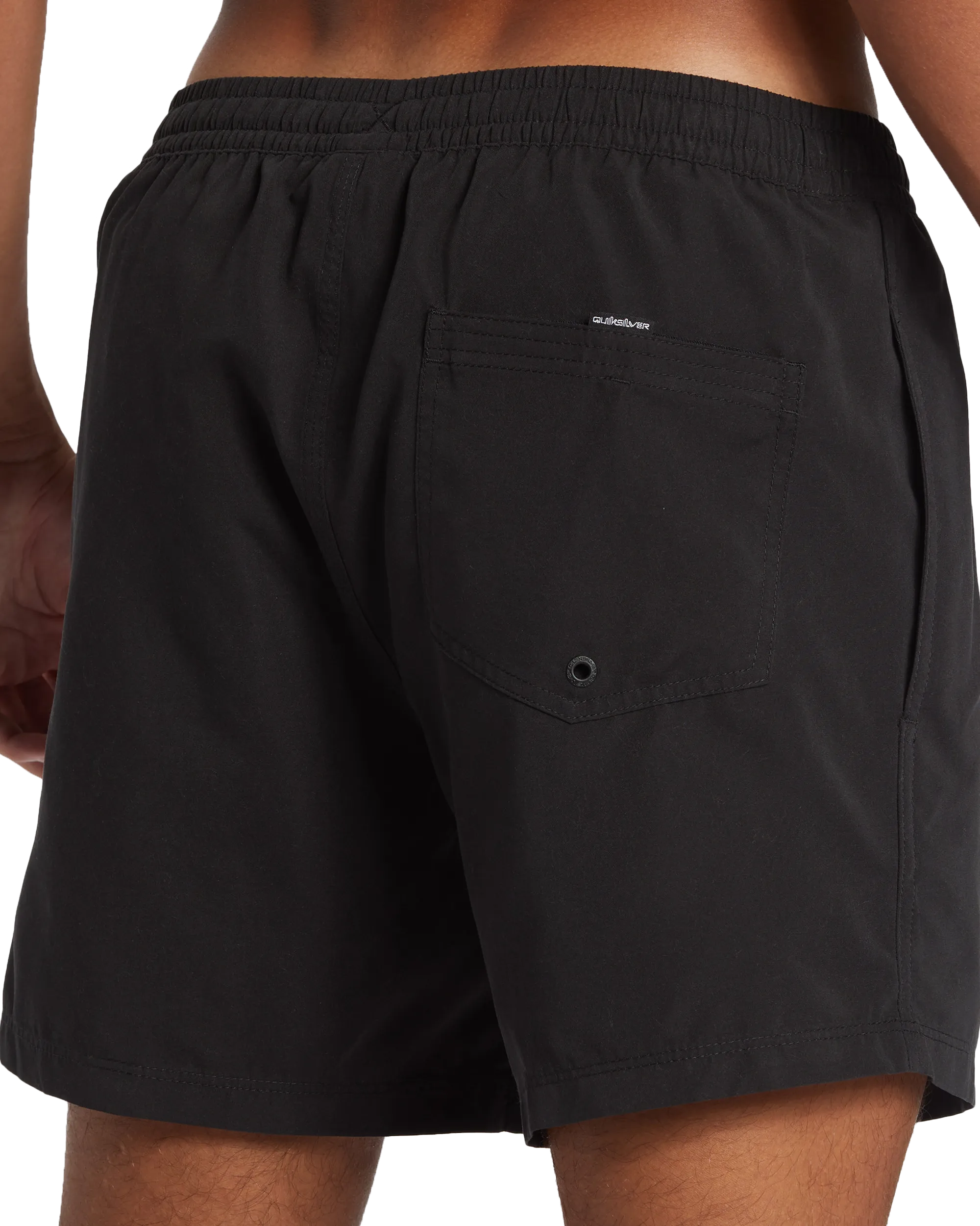 Everyday Solid Volley Shorts in Black