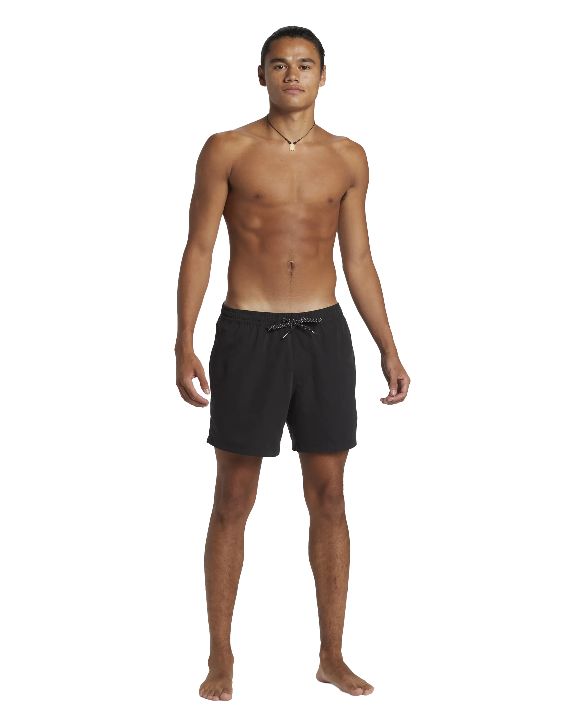 Everyday Solid Volley Shorts in Black