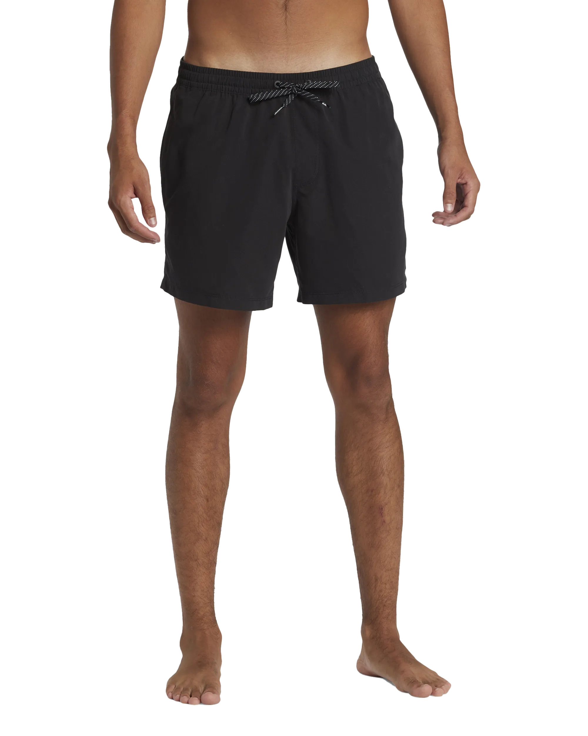 Everyday Solid Volley Shorts in Black