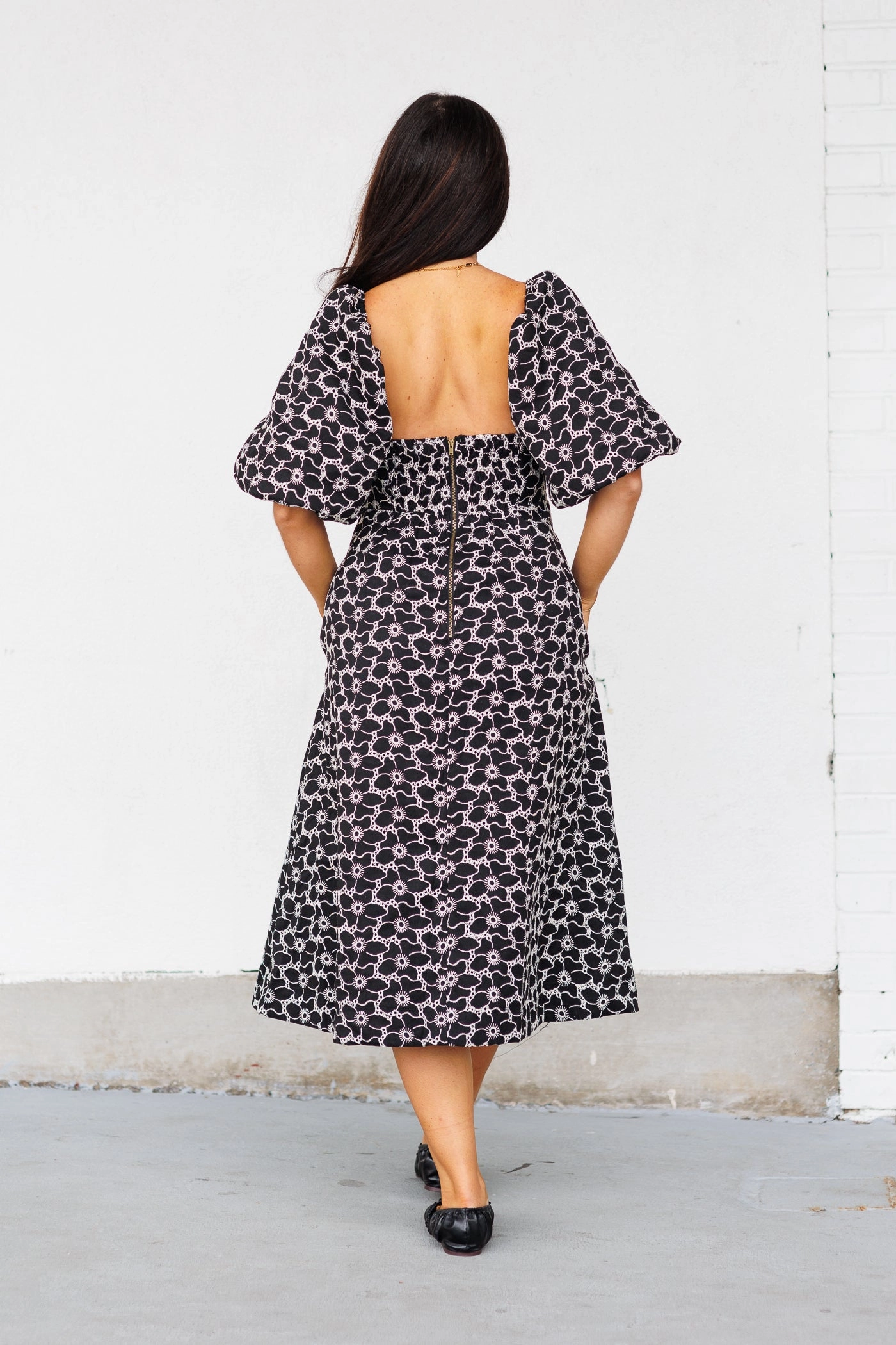 summer breeze Casual chic dress ANNA MIDI DRESS
