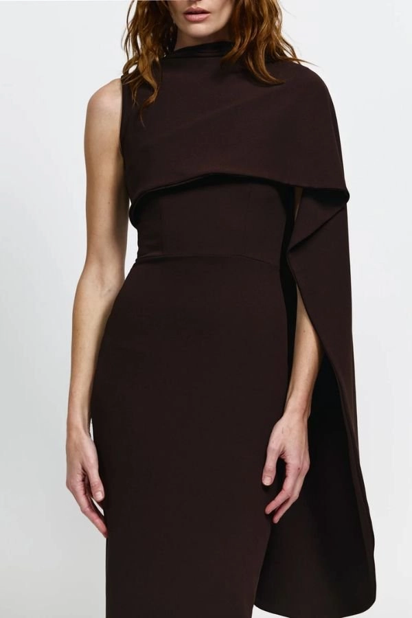 Chill Vibes Bride Friend Romi Dress Coffee