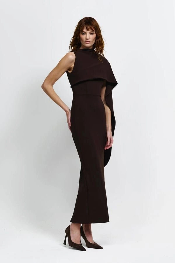 Romi Dress Coffee spring fashion
