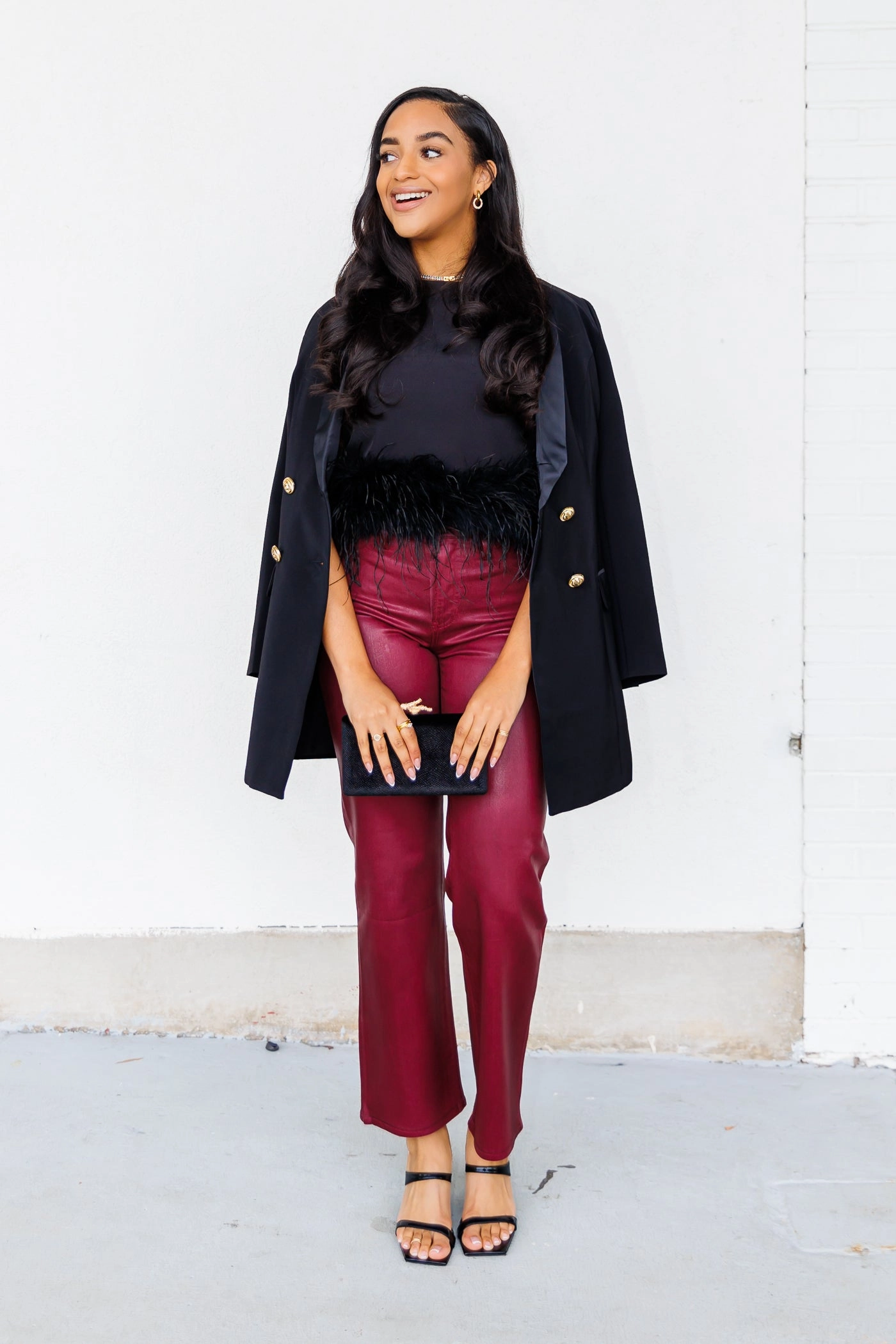Hypoallergenic Material Composition EVIE COATED JEANS
