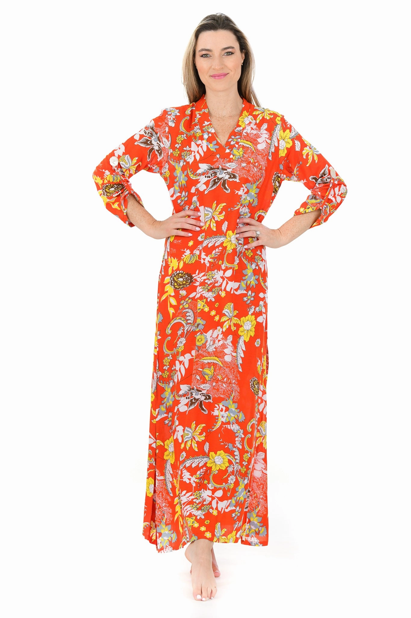 Exuma Kaftan / Orange Lounge Moment