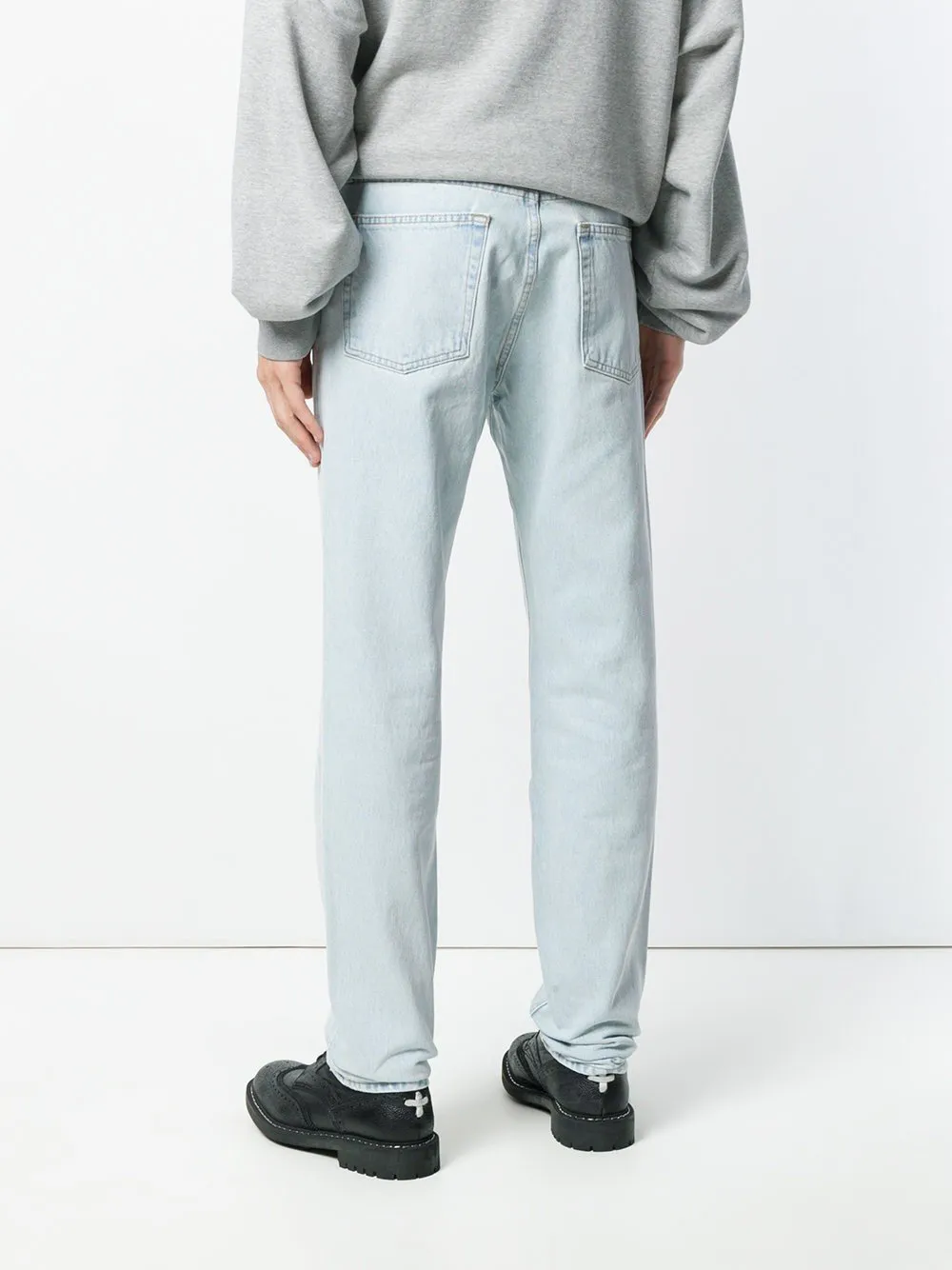 Faded Indigo Straight Leg jeans