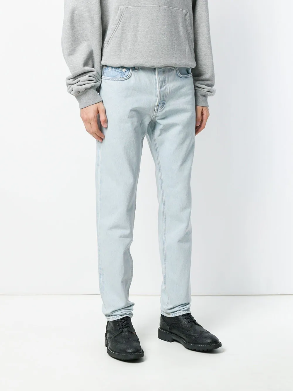 Faded Indigo Straight Leg jeans
