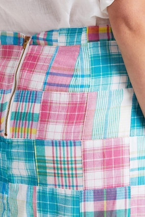 Ali Skirt Reef Patch Madras Cozy Movement Photography Session