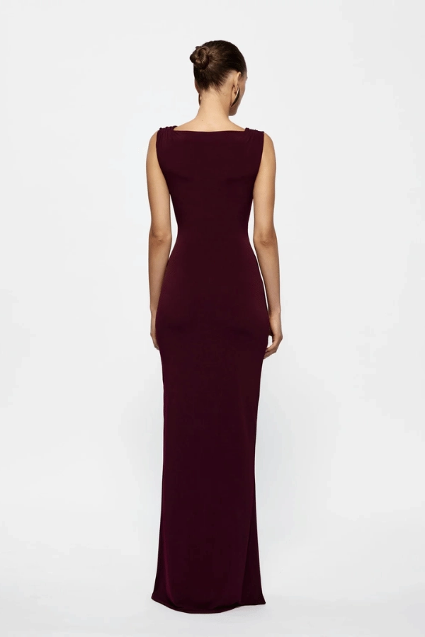 Faith Dress Black Cherry spring fashion Dew Tone