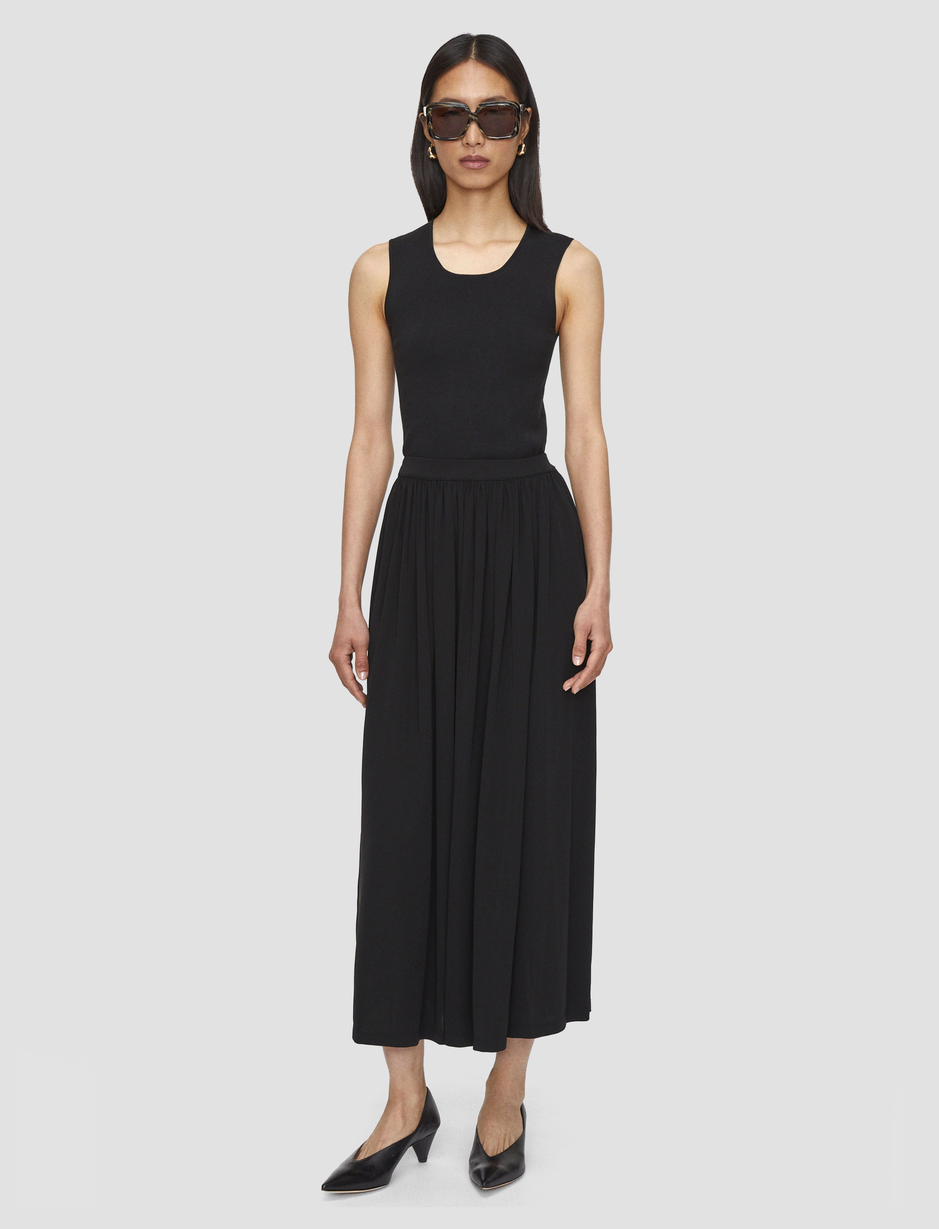 Modern Cut Vidal Crepe Jersey Skirt