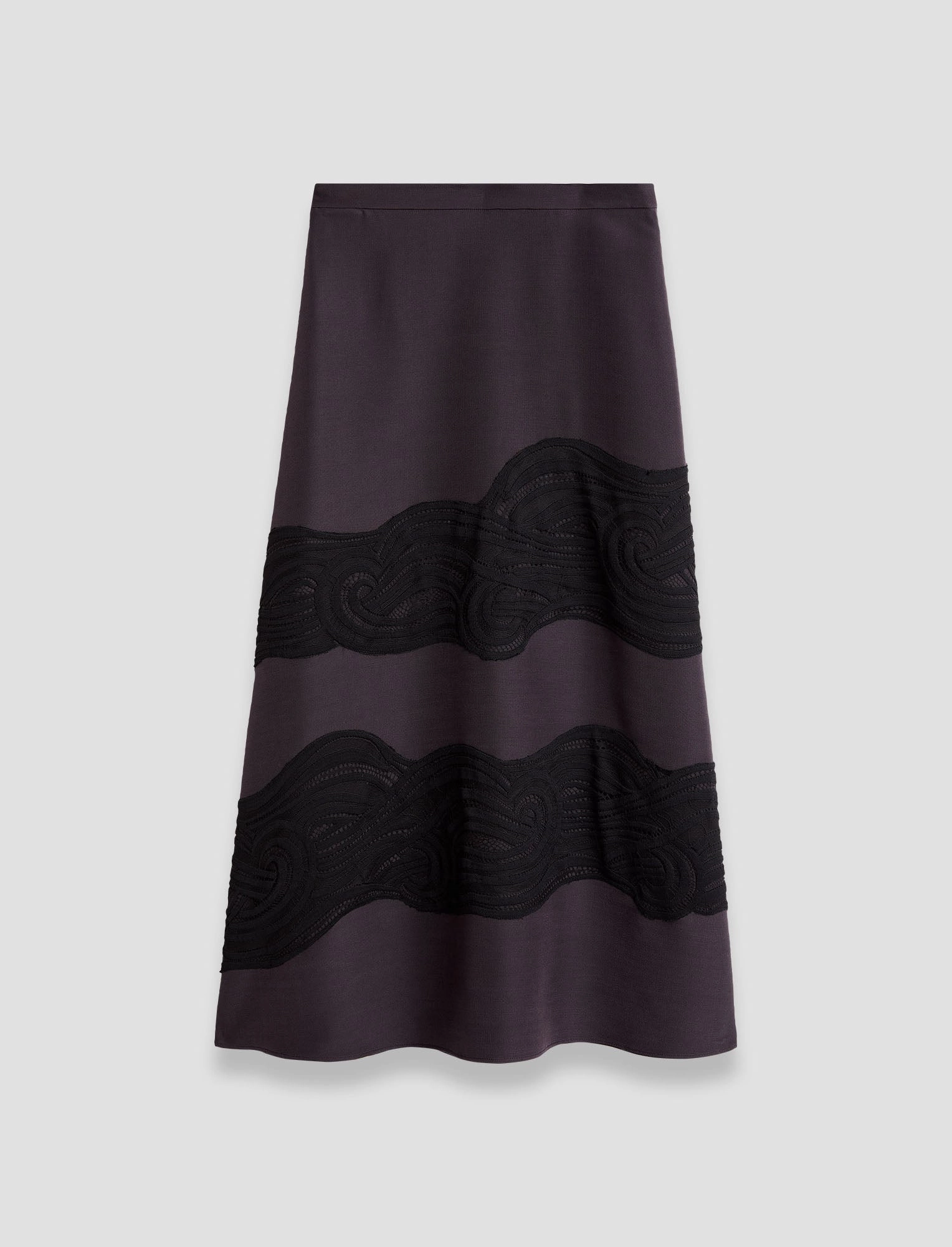 Madone Evening Silk Blend Lace Skirt Simple looks