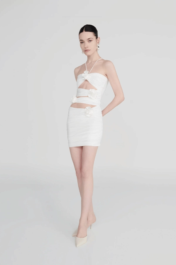 Coari Off White Polished Design Fashion Mix