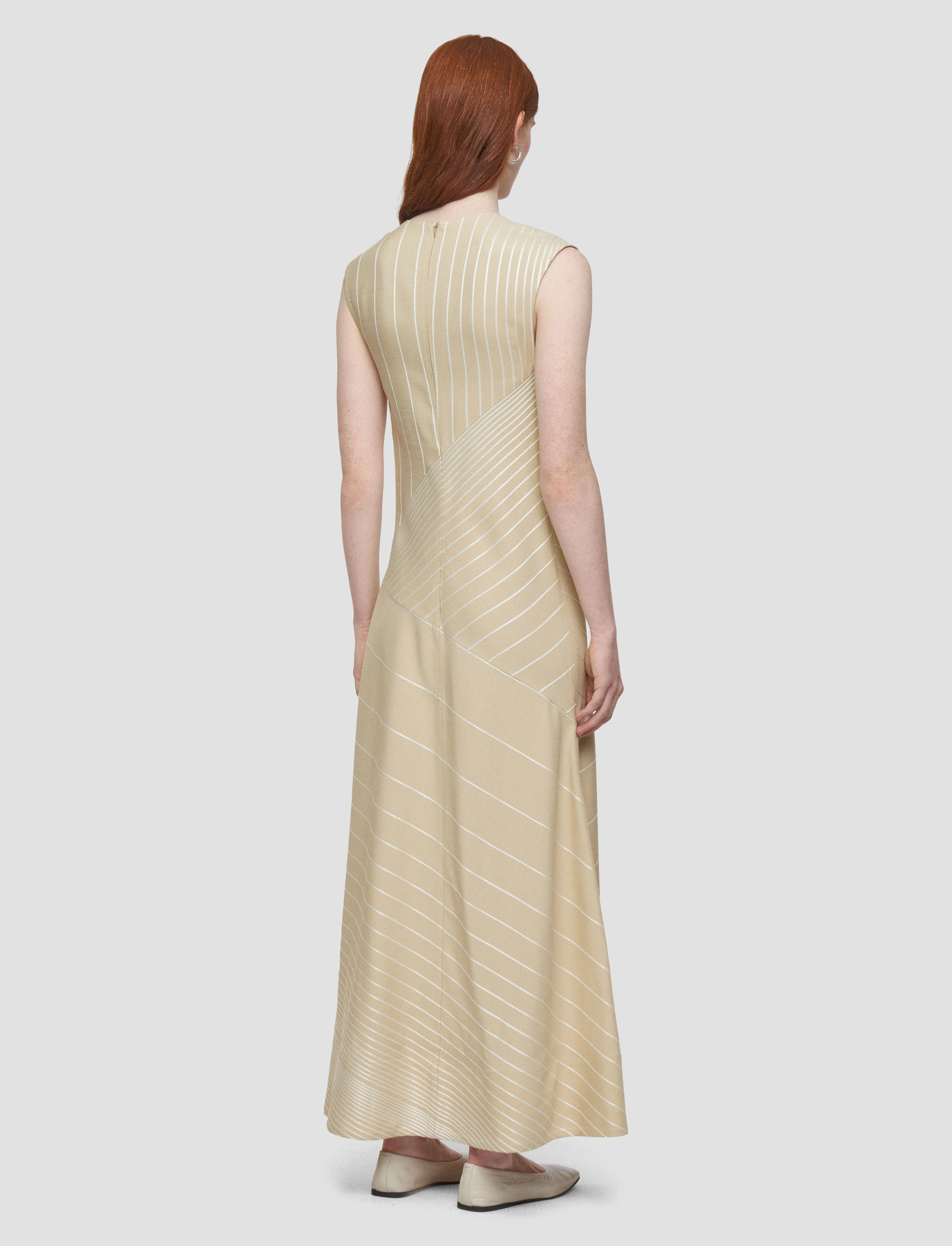 Mood Booster Maryse Embroidered Stripes Dress