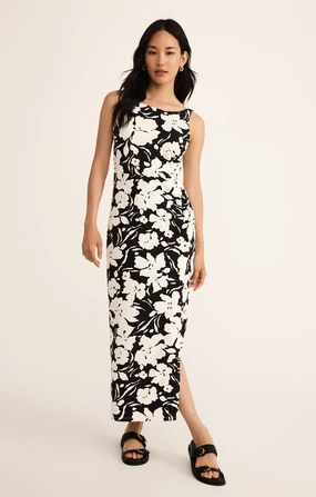 Lounge Fit Side Pleats VALENCIA LA PLAGE MIDI DRESS
