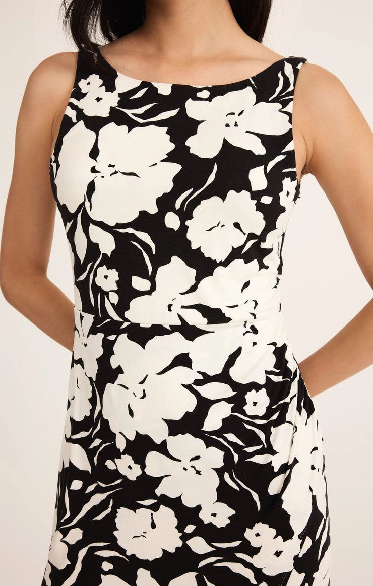 VALENCIA LA PLAGE MIDI DRESS Flattering Shape Design Summer Soft