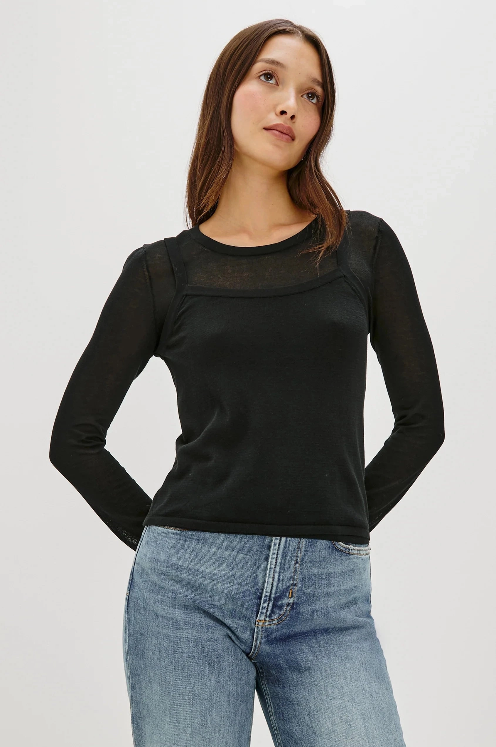 Flowy Tunic Lovisa Top Black