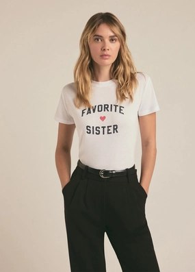FAVORITE SISTER TEE Tension Balanced Design