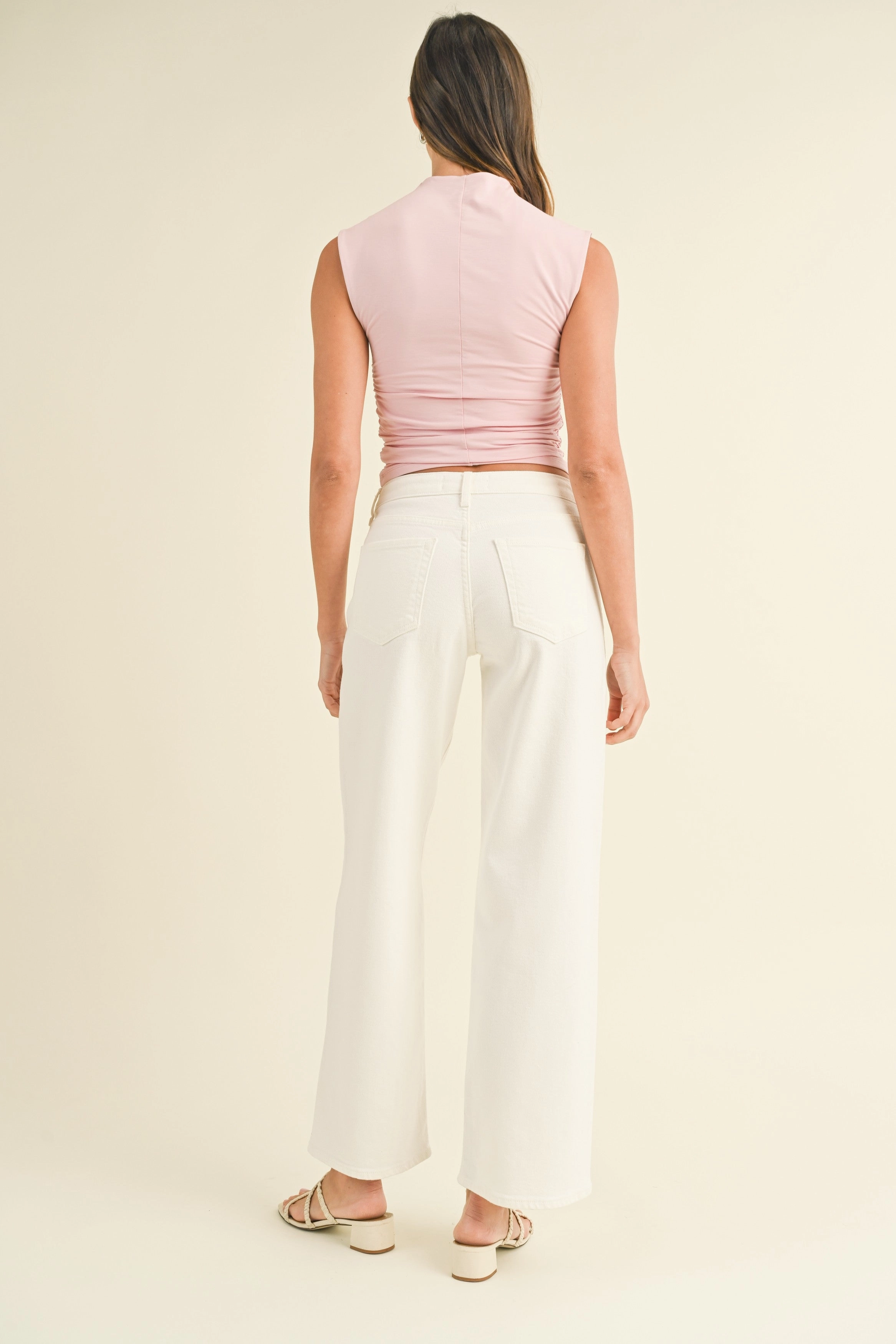 Chic Wear HELEN SLIM WIDE LEG JEANS