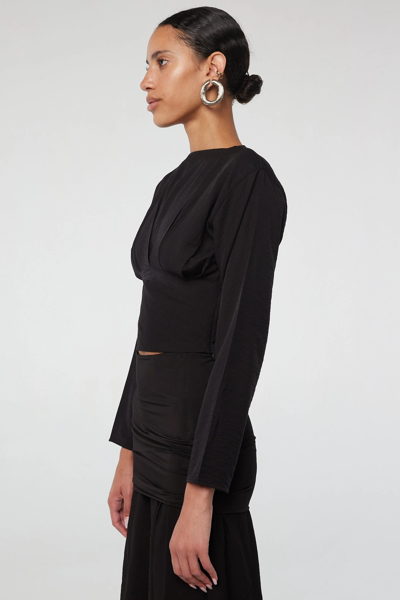 RawHemDetail Reinforced Shoulder Seams FEMI TOP