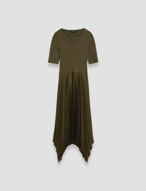 Knit Weave Pliss?? Darno Dress Elegant Fabric