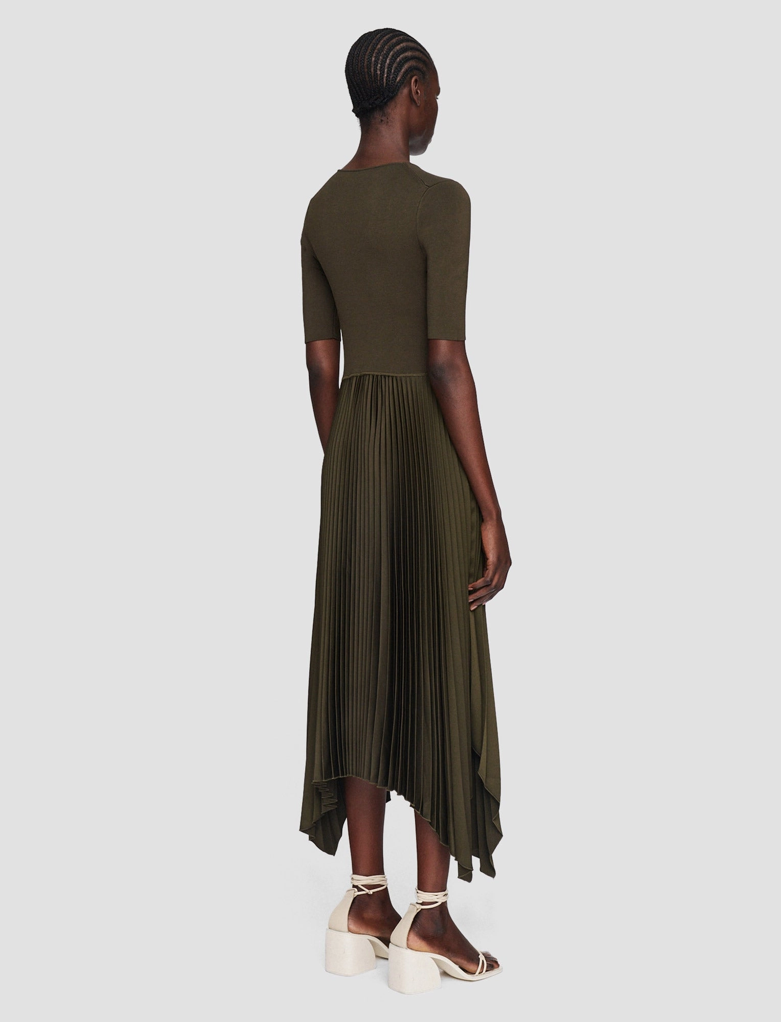 Knit Weave Pliss?? Darno Dress Night Style
