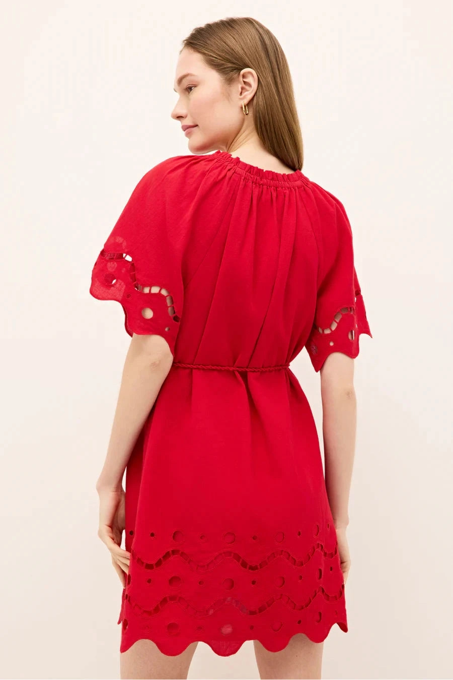 Minimalist Style Understated Glam Tegan Dress Fresno Eyelet
