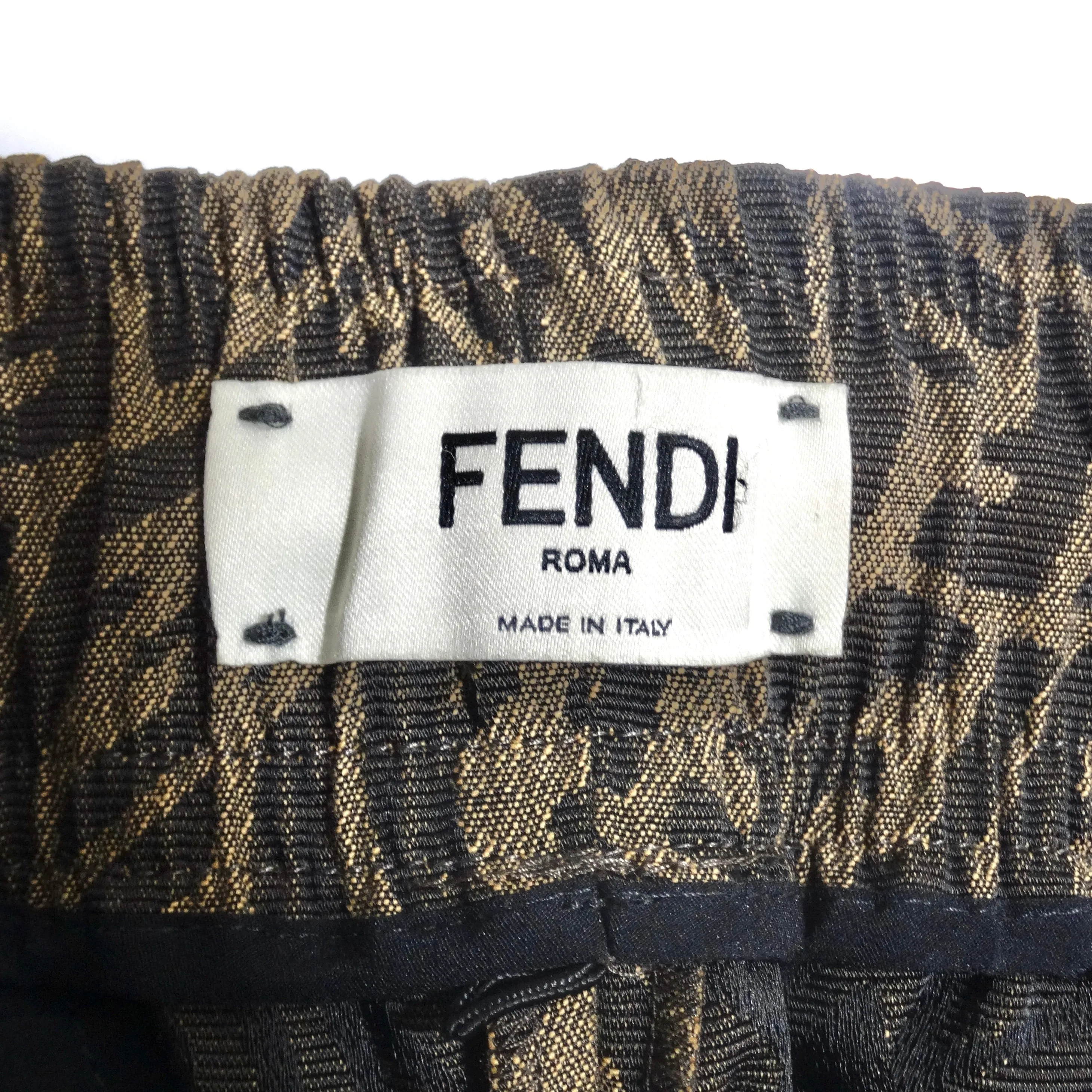 Fendi Vertigo Jacquard Track Pants