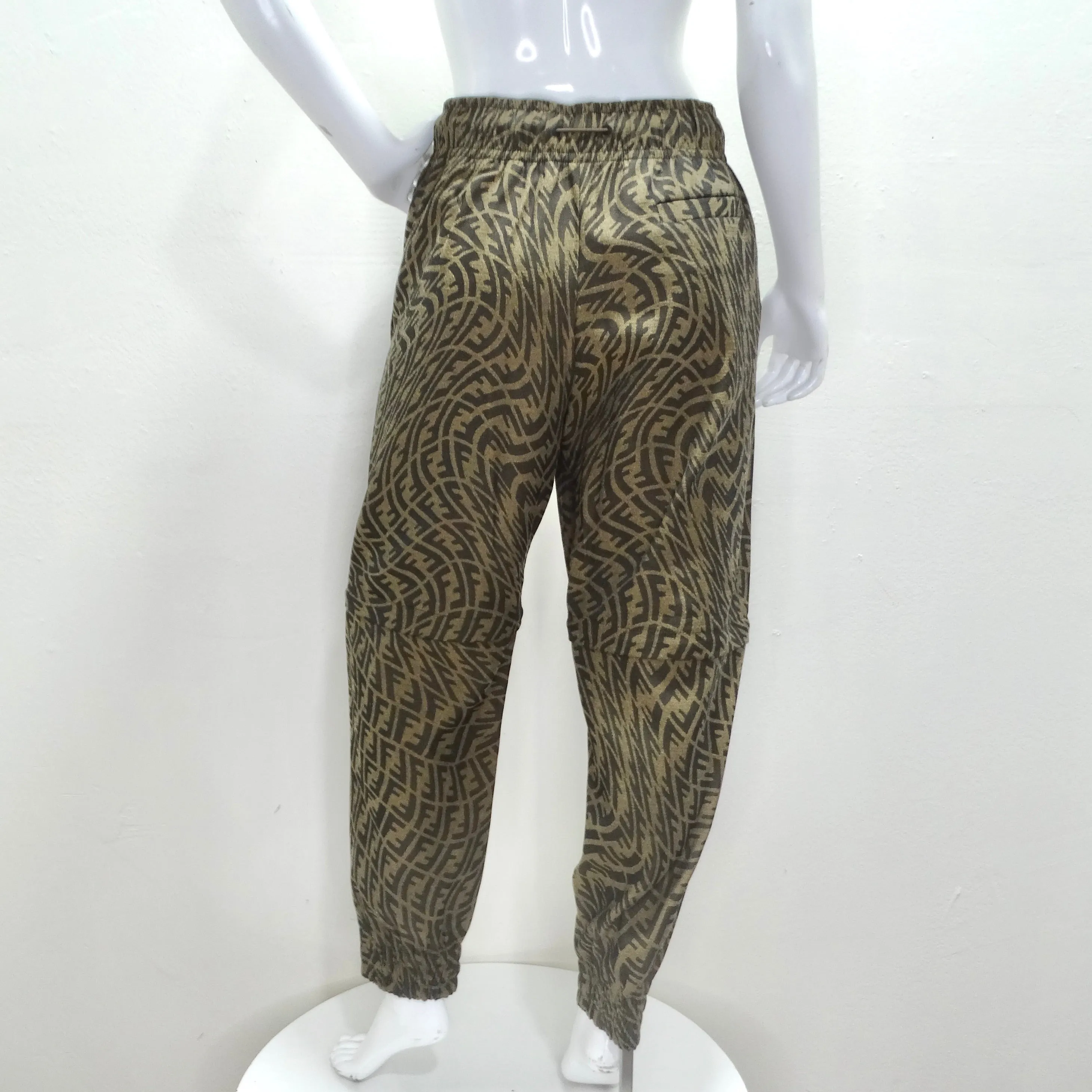 Fendi Vertigo Jacquard Track Pants