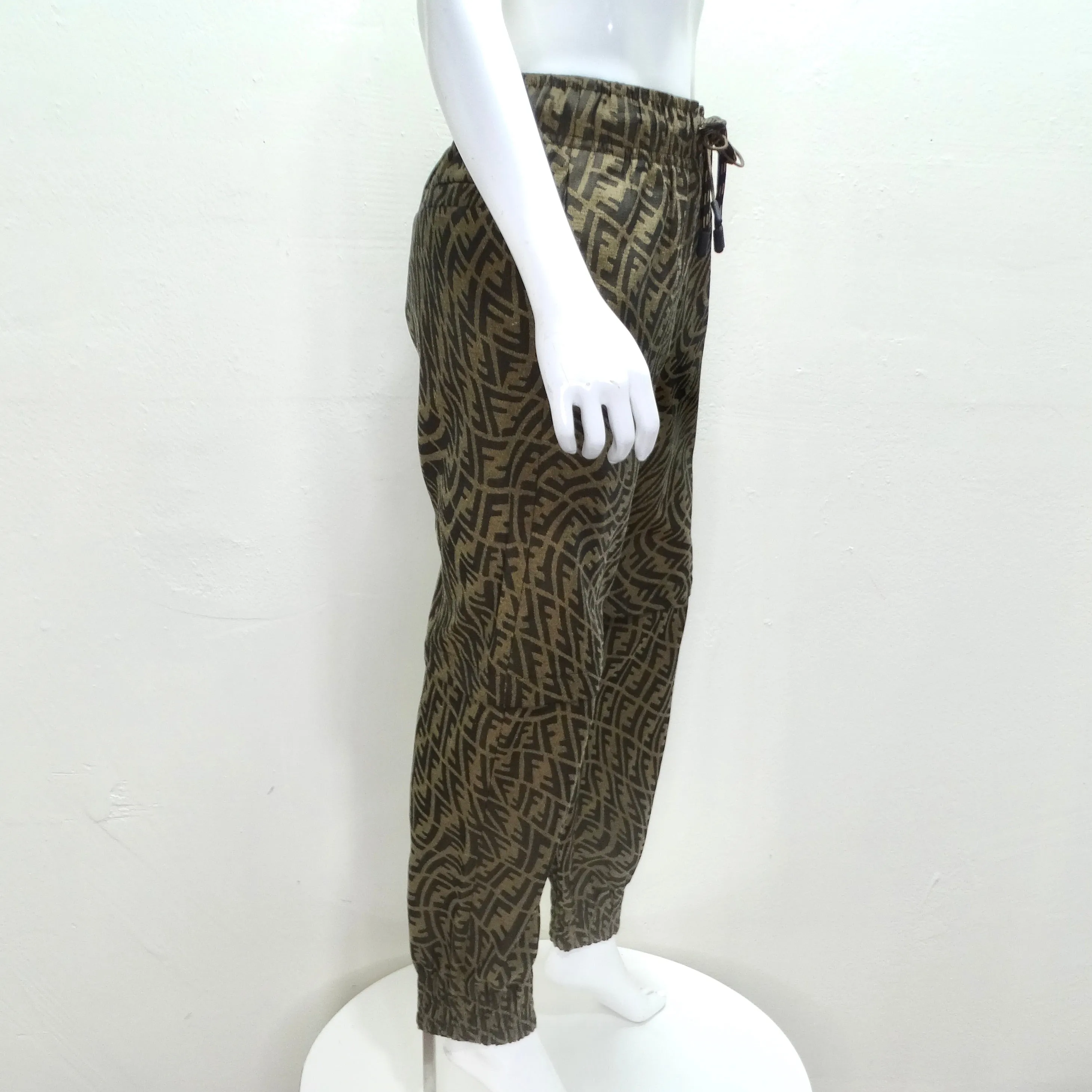 Fendi Vertigo Jacquard Track Pants