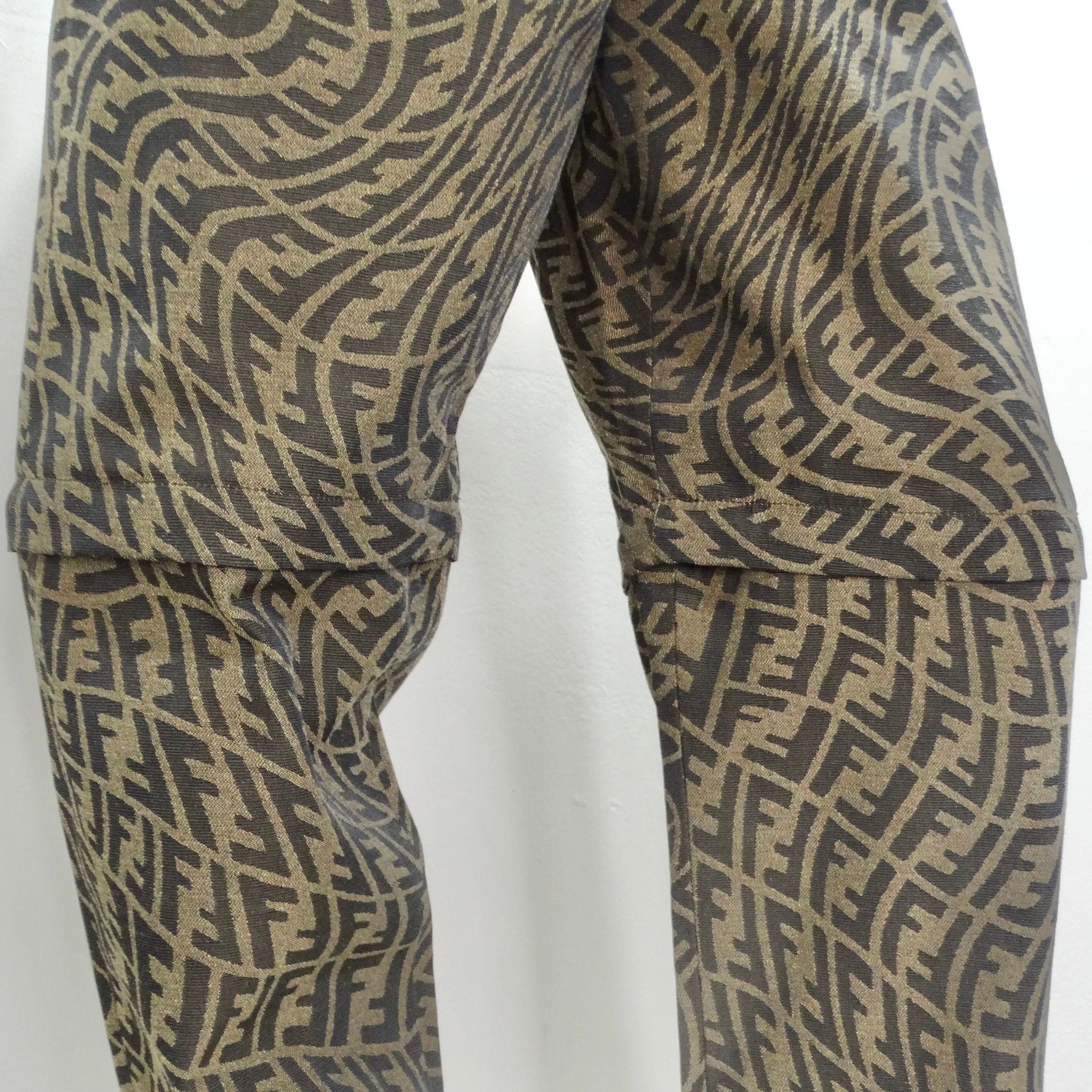 Fendi Vertigo Jacquard Track Pants