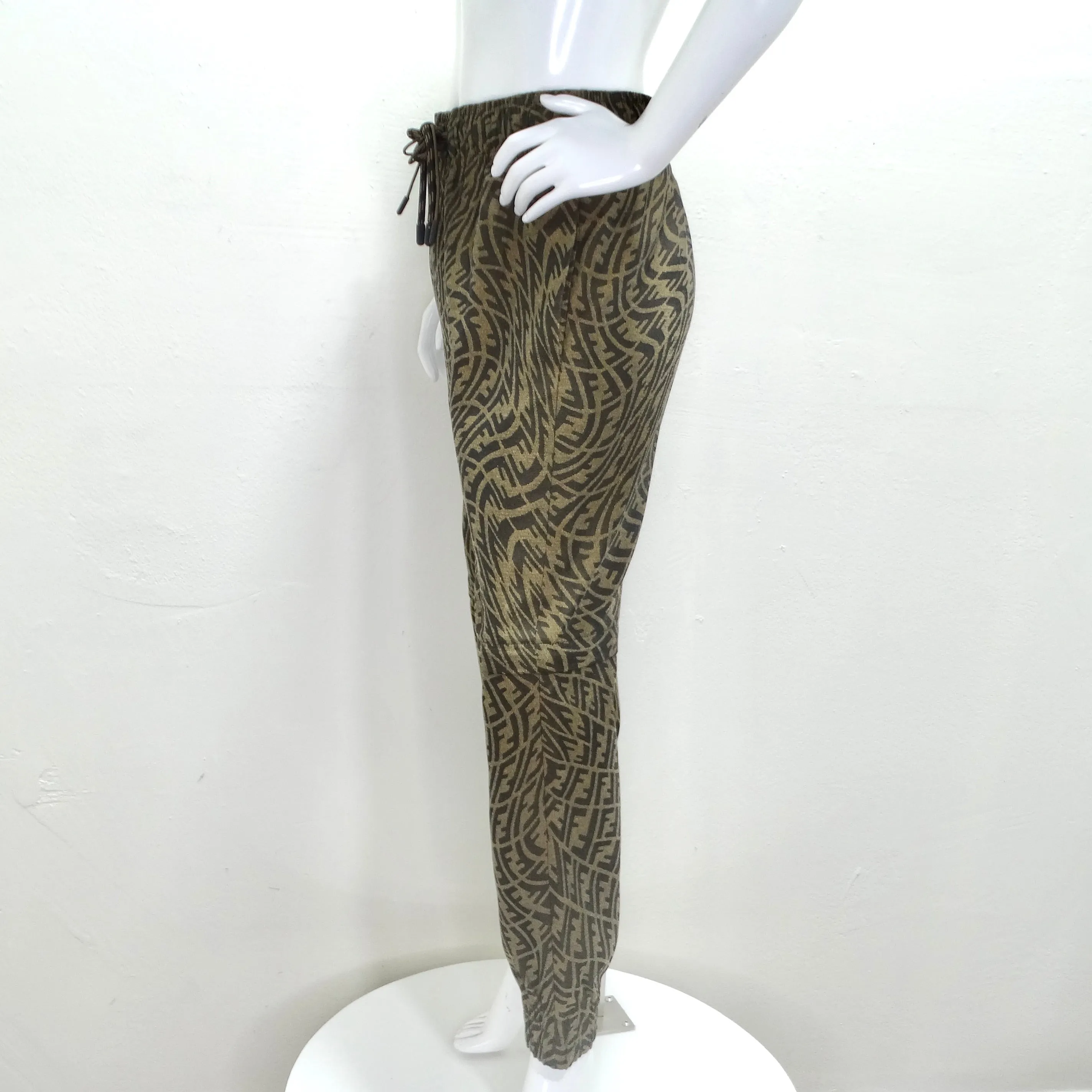 Fendi Vertigo Jacquard Track Pants