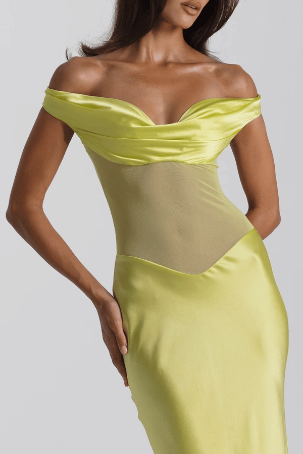 Gwyneth Gown Chartreuse Family Joy