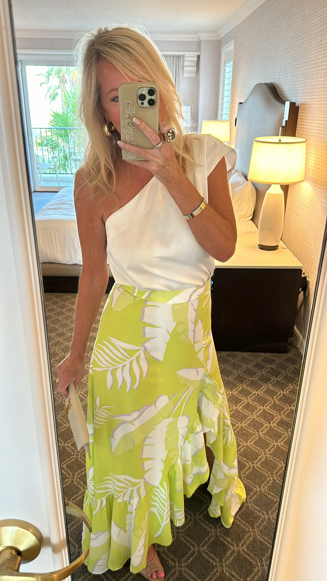 FINAL SALE!! Isabele One Shoulder Top in White