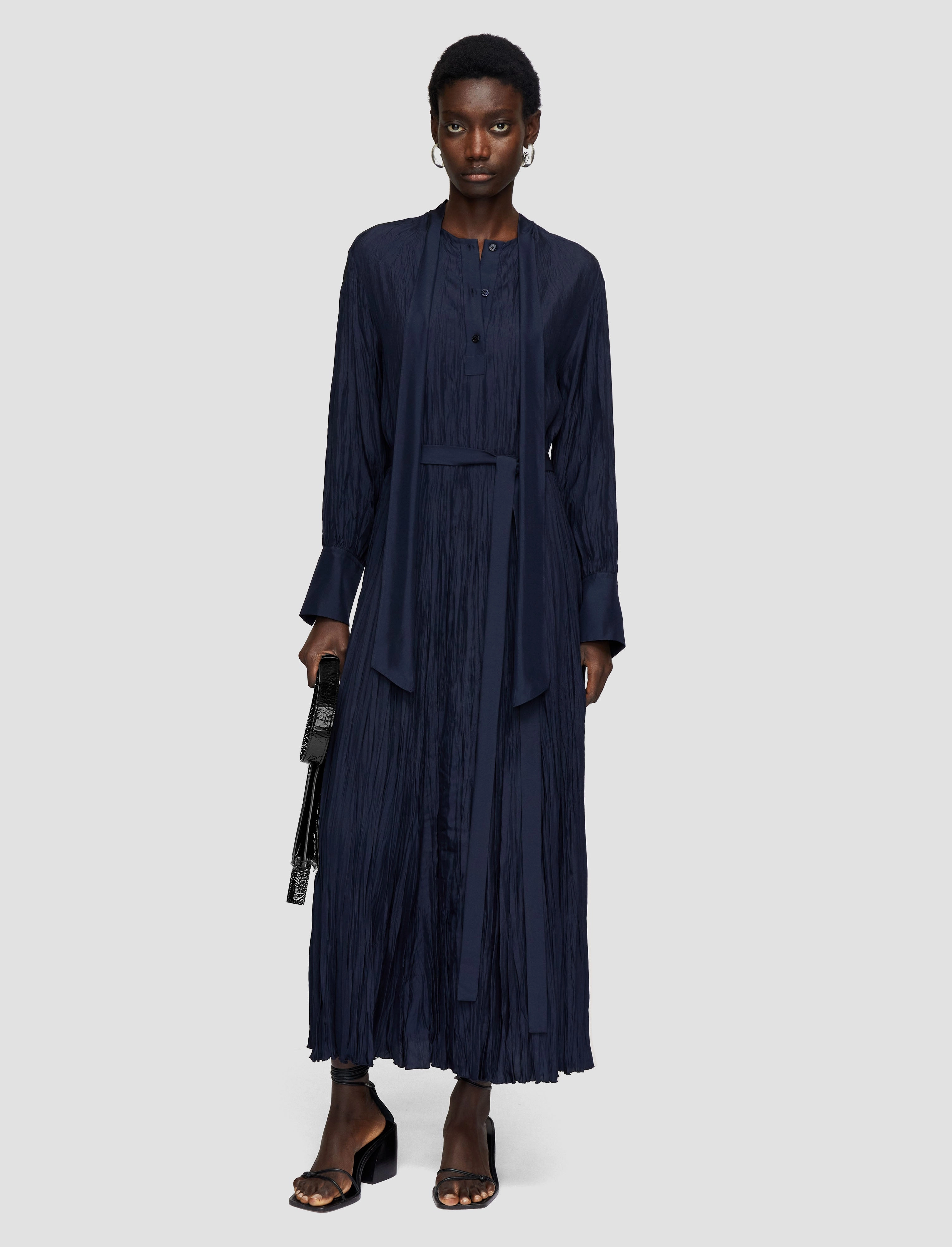 Comfy Layers Feminine Tailoring Lisa Habotai Silk Dress