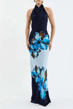 Fashionable Wear Playful design piece Cyran Maxi Print