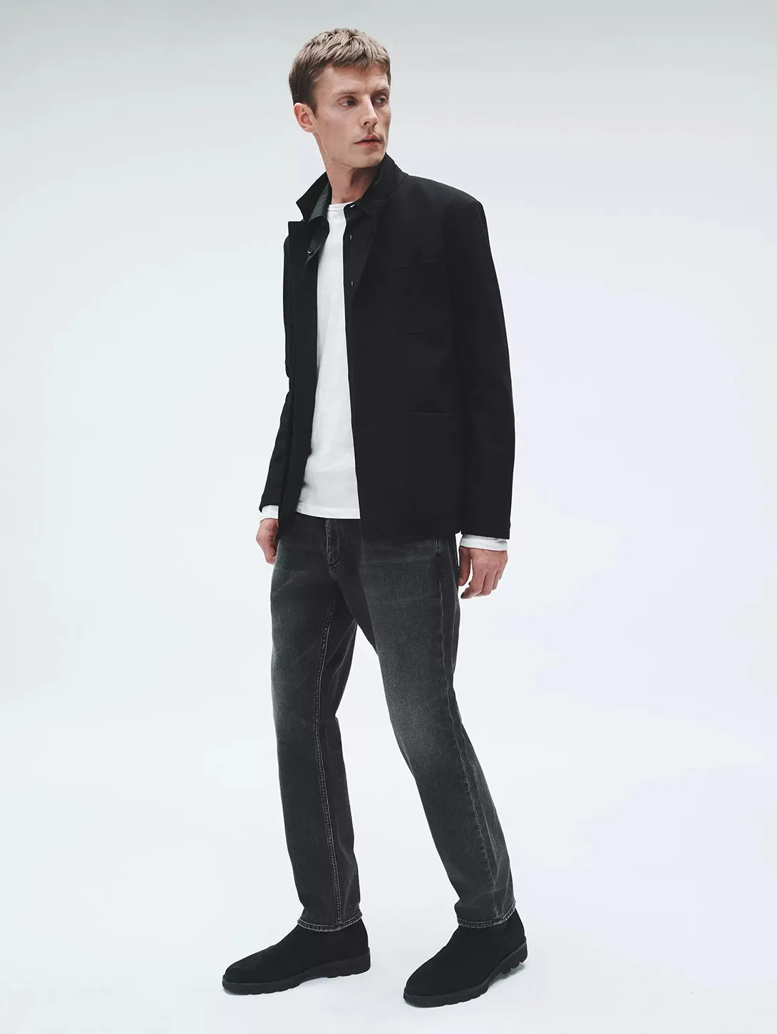 Fit 3 Athletic Jean - Washed Black