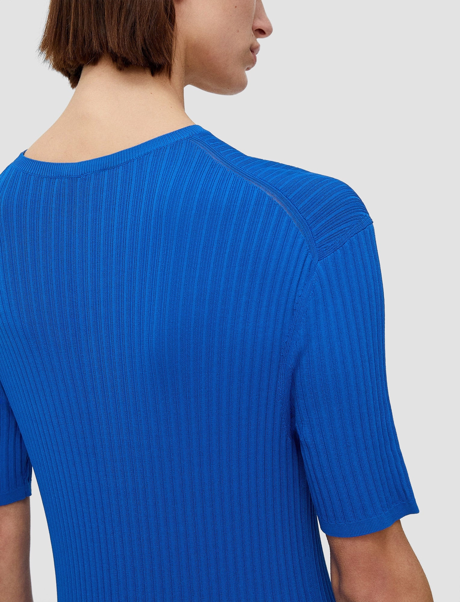 Church Proper Everyday Piece Viscose Rib Knit Short Sleeve Dress