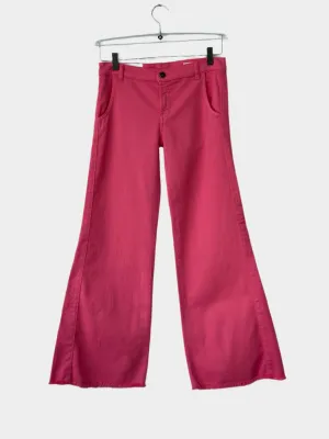 Flared Pink Jeans