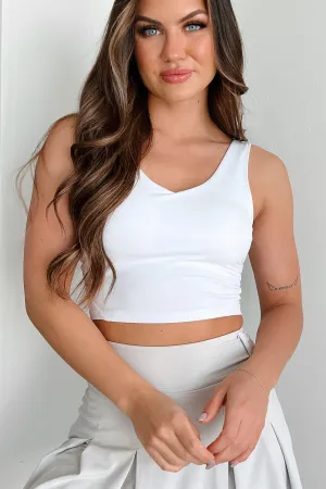 Breeze On By Brami Crop Top (Off White) Hidden Storage Pockets