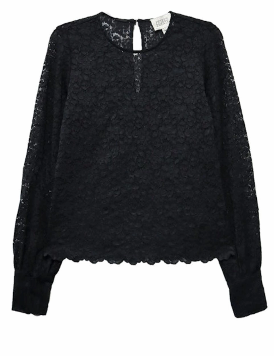 Ergonomic Pattern Design Ina Stretch Lace Top Black