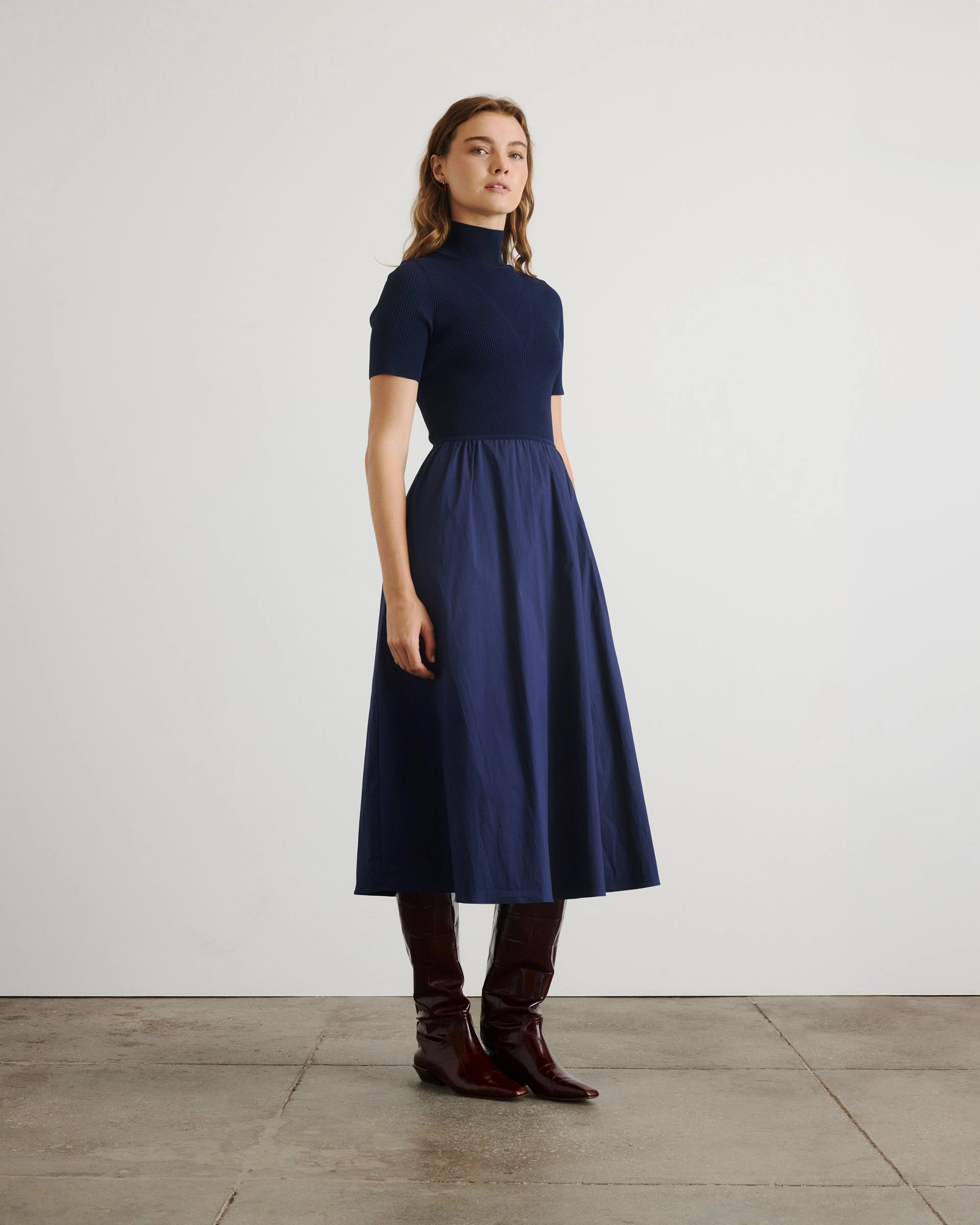 Teresa Knit Dress Ombre-Effect