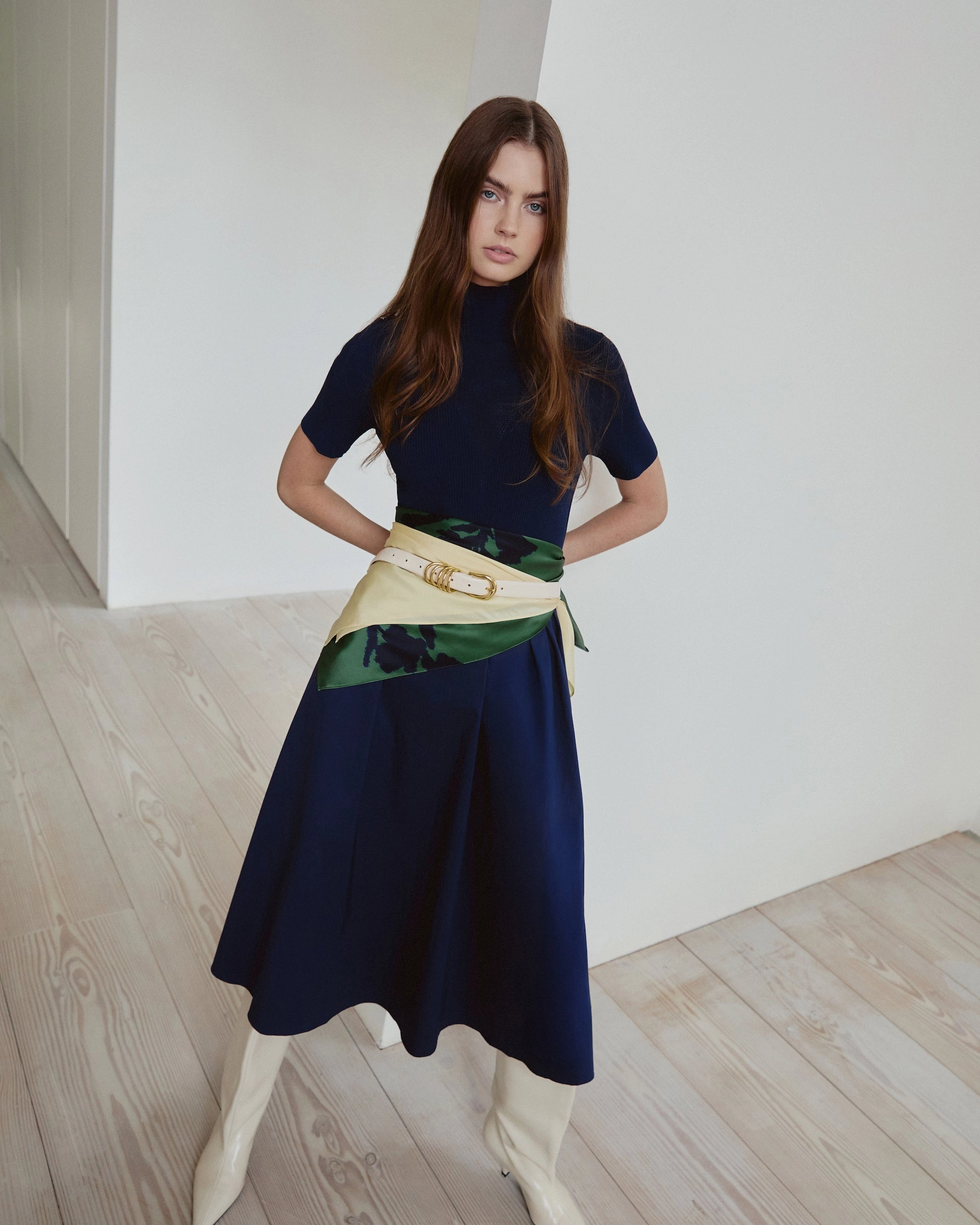 Teresa Knit Dress Balanced Texture
