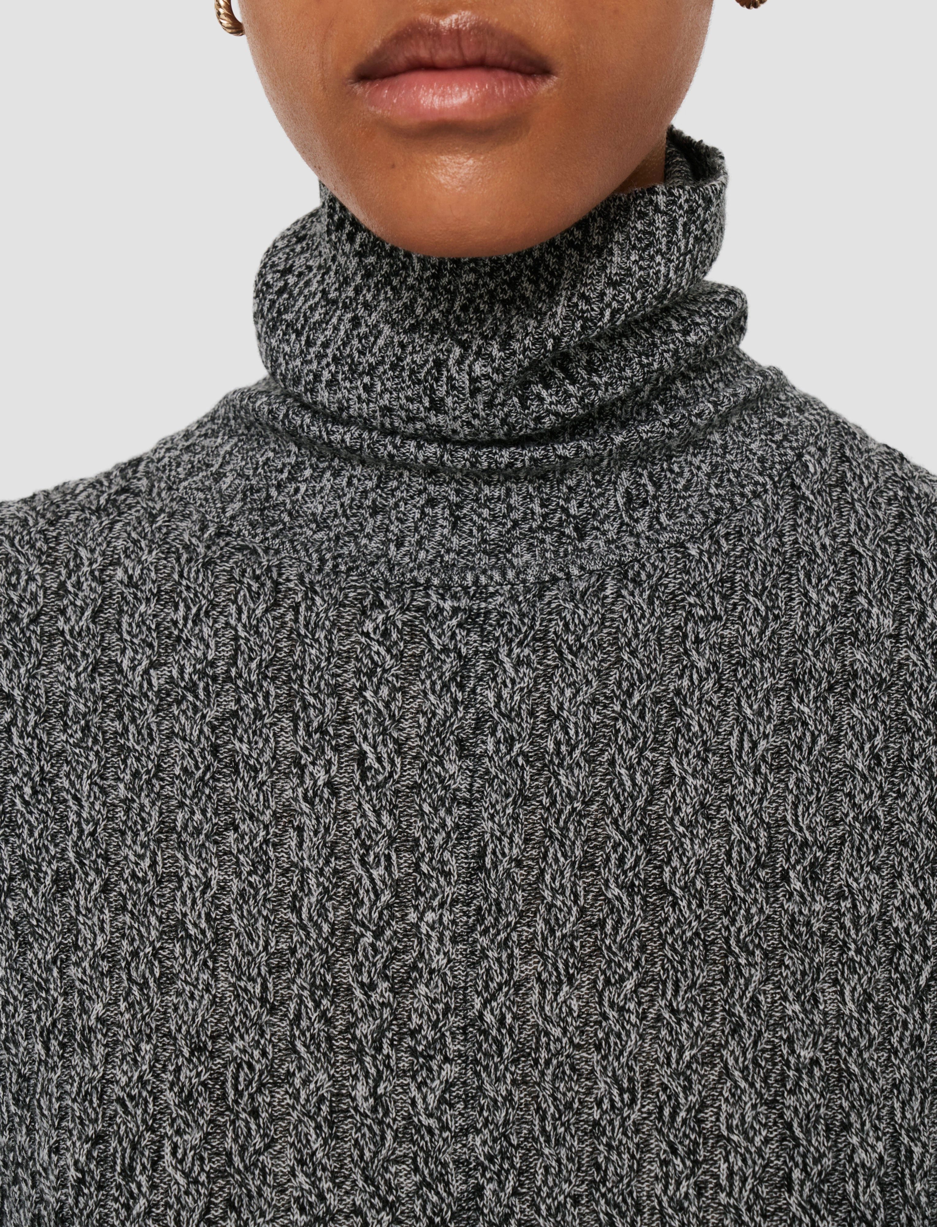 Red Carpet Ribbed Cable Knit Dress