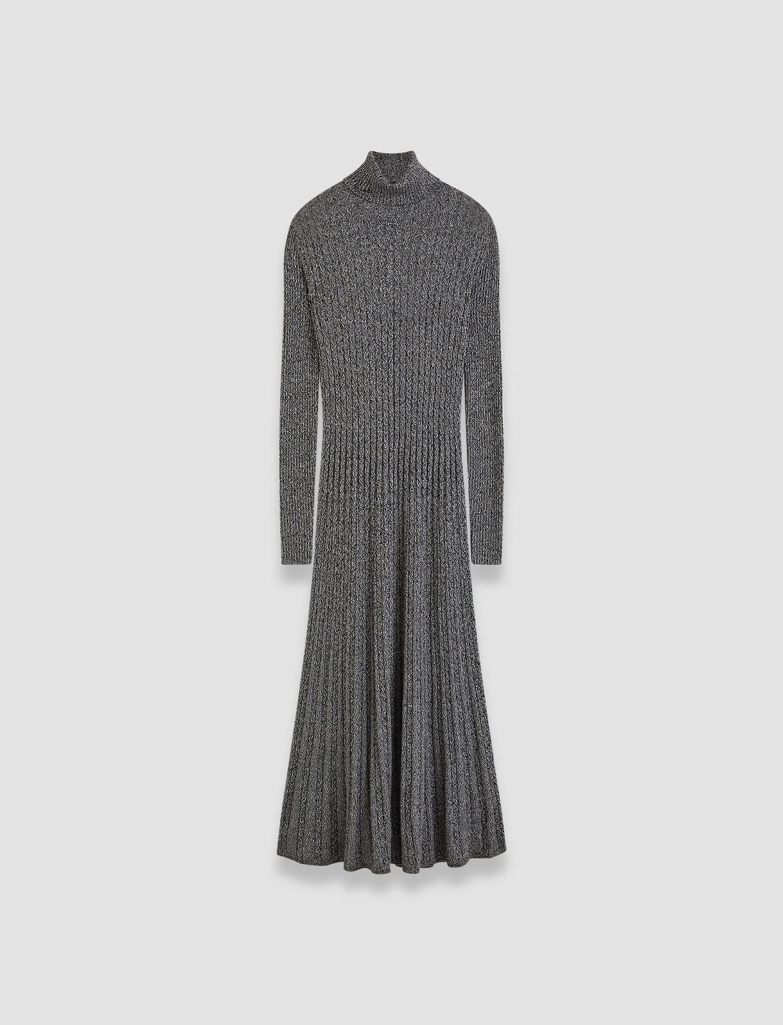 Ribbed Cable Knit Dress Seamless Finish