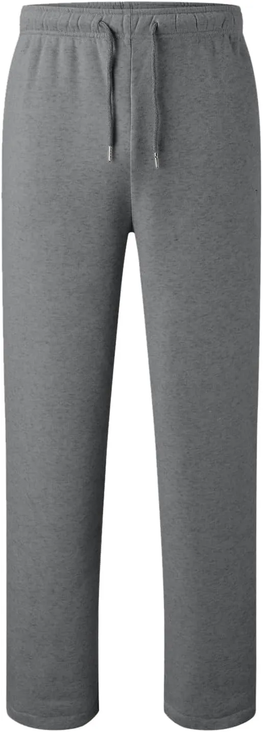 Fleece Lined Sweatpants Women Wide Leg Sweatpants Baggy Straight Leg Lounge Pants Fall Outfits Athletic Joggers Pants
