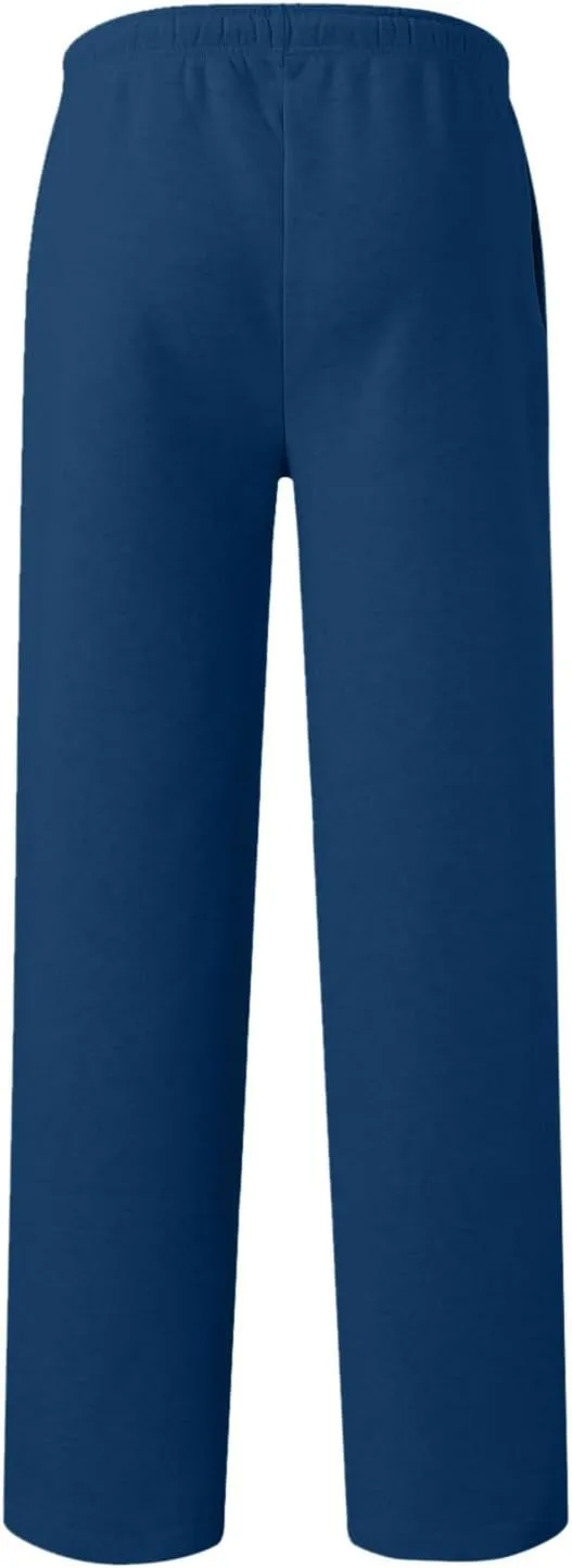 Fleece Lined Wide Leg Pants Women Straight Leg Leisure Sweatpants Fall Outfits Athletic Joggers Pants with Pockets