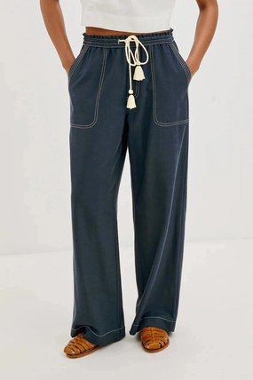 Reinforced Stitching Campo Pant Navy