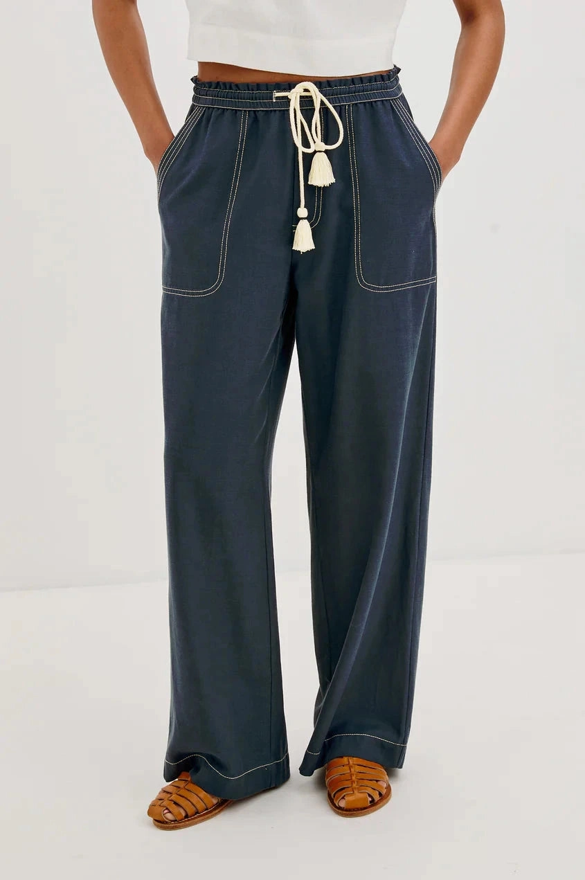 Reinforced Stitching Campo Pant Navy