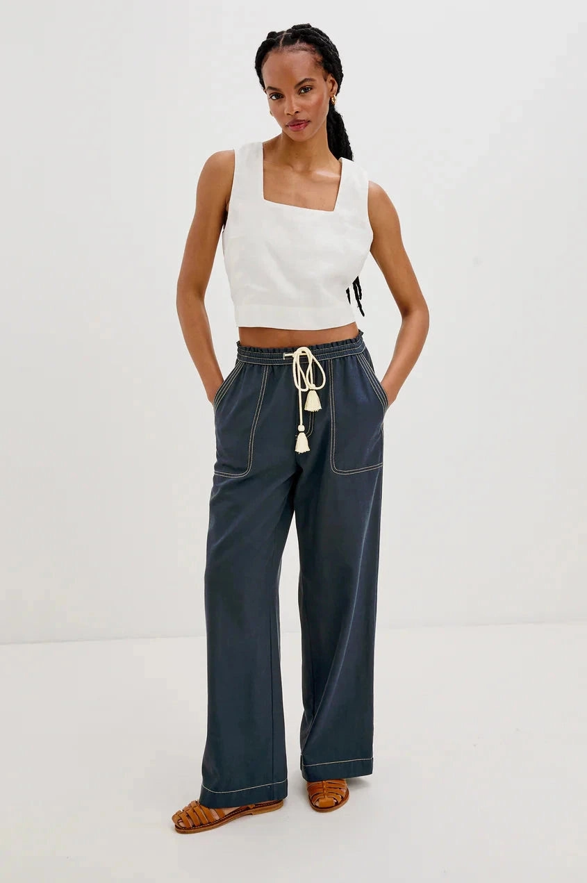 Mesh Comfort Campo Pant Navy