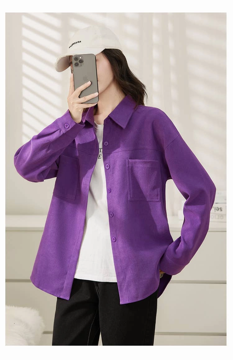COMMUTER STYLE LONG-SLEEVED SLIMMING SHIRT_CWTBLL0905 WrinkleResistantWeave Fade Resistant Finish